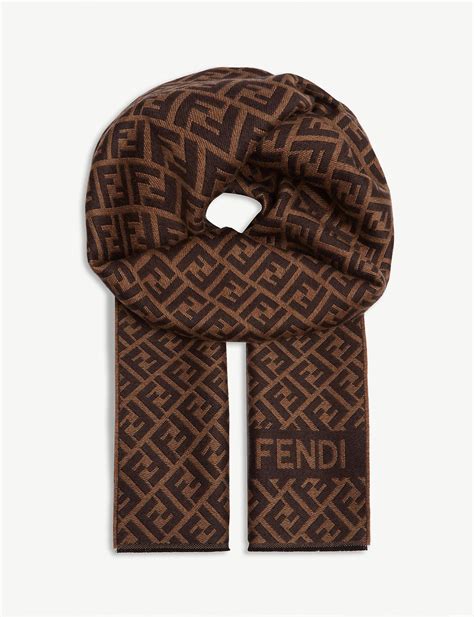 fendi monogram scarf|fendi scarf men's.